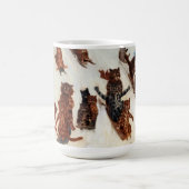 De Tabby Toboggan Club van Louis William Wain Koffiemok (Center)