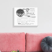 'De Tach van Champs' Canvas Wand Kunst Afdruk (Insitu (Woonkamer))