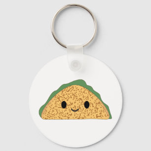 De Taco van Kawaii Sleutelhanger