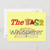 De Taco Whisperer Briefkaart (Voorkant / Achterkant)