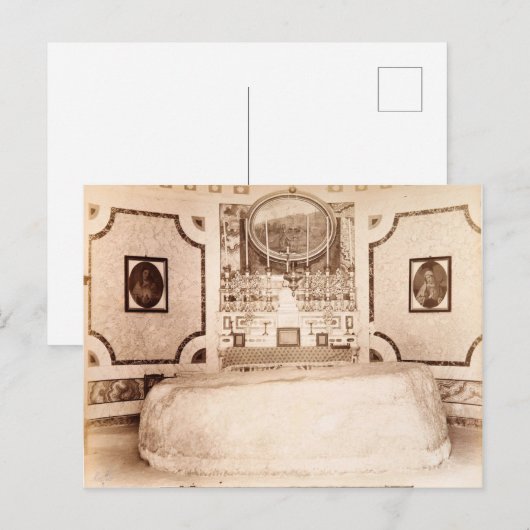 De "tafel van Christus" in Nazareth Briefkaart (Voorkant / Achterkant)