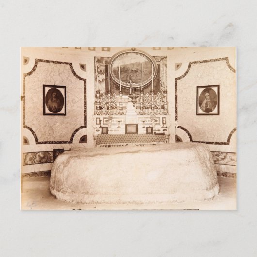 De "tafel van Christus" in Nazareth Briefkaart (Voorkant)