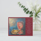 De tafel van de Heer Briefkaart (Staand voorkant)