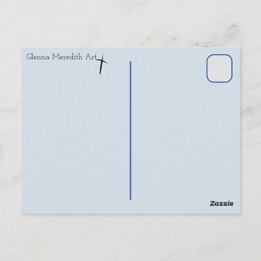 De tafel van de Heer Briefkaart (Achterkant)