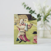 De tafel van de Zeven Dodelijke Zins Briefkaart (Staand voorkant)