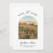 De Tafelberg Kaapstad van het huwelijk bewaart de  Kaart (Voorkant / Achterkant)