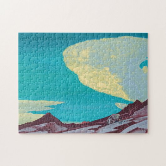 De tafelen van de geboden door Roerich Legpuzzel (Horizontaal)