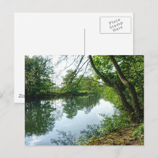 De Taff, Cardiff, Wales. Briefkaart (Voorkant / Achterkant)