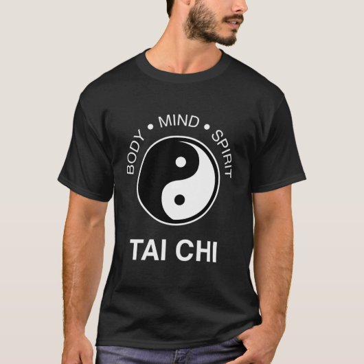 De Tai Chi lichaam geest T-shirt (Voorkant)