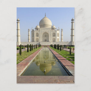De Taj Mahal, Agra, Uttar Pradesh, India, Briefkaart