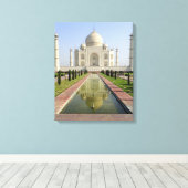 De Taj Mahal, Agra, Uttar Pradesh, India, Canvas Afdruk (Insitu (Houten vloer))