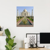 De Taj Mahal, Agra, Uttar Pradesh, India, Poster (Thuiskantoor)