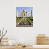 De Taj Mahal, Agra, Uttar Pradesh, India, Poster (Keuken)