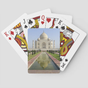 De Taj Mahal, Agra, Uttar Pradesh, India, Speelkaarten