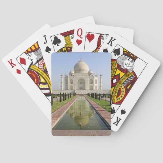 De Taj Mahal, Agra, Uttar Pradesh, India, Speelkaarten (Achterkant)