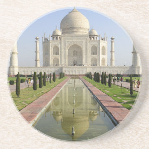 De Taj Mahal, Agra, Uttar Pradesh, India, Zandsteen Onderzetter
