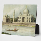 De Taj Mahal, graf van keizer Shah Jehan en Fotoplaat (Zijkant)