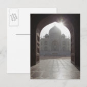 De Taj Mahal heeft door de deur naar de Briefkaart (Voorkant / Achterkant)