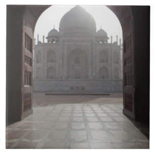 De Taj Mahal heeft door de deur naar de Tegeltje