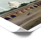 De Taj Mahal in Agra, uit 'Oriental Scenery': Twe Poster (Hoek)