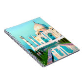 De Taj Mahal onder een Dawn Sky Notitieboek (Rechterzijde)