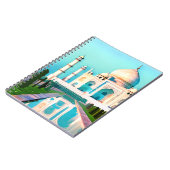 De Taj Mahal onder een Dawn Sky Notitieboek (Linkerzijde)