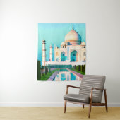 De Taj Mahal onder een Dawn Sky Wandkleed (In situ)