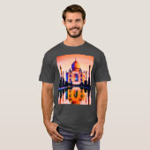 De Taj Mahal tegen een zonnehemel T-shirt (Voorkant volledig)
