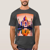 De Taj Mahal tegen een zonnehemel T-shirt (Voorkant)
