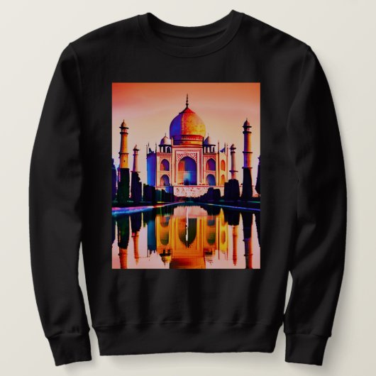 De Taj Mahal tegen een zonnehemel Trui (Design voorkant)
