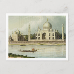 De Taj Mahal, Tomb van de keizer Shah Jehan en Briefkaart