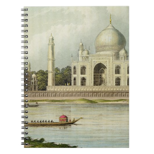 De Taj Mahal, Tomb van de keizer Shah Jehan en Notitieboek (Voorkant)