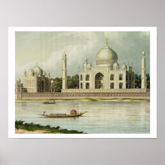 De Taj Mahal, Tomb van de keizer Shah Jehan en Poster (Voorkant)