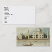 De Taj Mahal, Tomb van de keizer Shah Jehan en Visitekaartje (Voorkant / Achterkant)