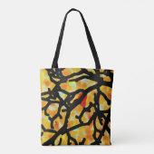 De Tak van de boom in Herfst Tote Bag (Achterkant)