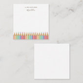 De "Take-Home Note"-kaarten van de leraar Notitiekaartje (Voorkant / Achterkant)