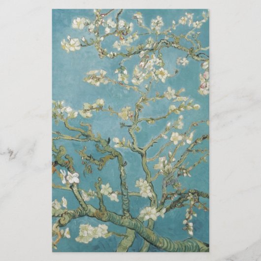 De Takken van Vincent van Gogh van de Boom van de Briefpapier (Voorkant)