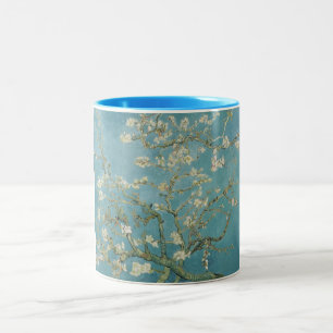 De Takken van Vincent van Gogh van de Boom van de Tweekleurige Koffiemok