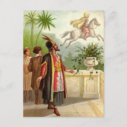 De Tale van de betoverde Paardschoen Scheherazade Briefkaart (Voorkant)