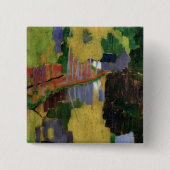 De Talisman Vierkante Button 5,1 Cm (Voorkant)