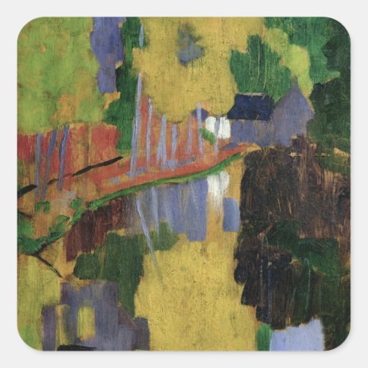 De Talisman Vierkante Sticker (Voorkant)