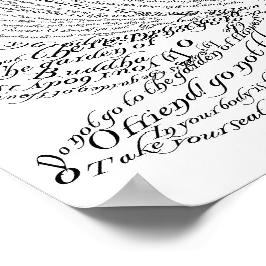 De Talking Lotus Poster (Hoek)