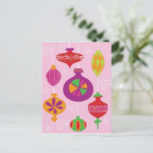 De talrijke die decoratie van Kerstmis in diffe Feestdagenkaart (Staand voorkant)