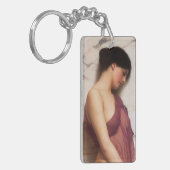 De Tamboerijndanseres door John William Godward Sleutelhanger (Voorkant Links)