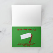 De tampon van Kerstmis Feestdagen Kaart (Binnen)