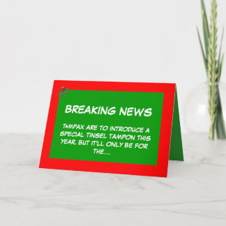 De tampon van Kerstmis Feestdagen Kaart