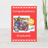 De tand Afstuderen van de Industrie Kaart (Voorkant)