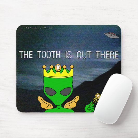 De tand is er. muismat (Met muis)