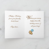 De tand Kies van de Peperkoek van de Kerstkaart Feestdagen Kaart (Binnen)