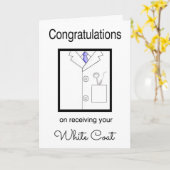 De tand Witte Kaart van de Gelukwensen van de Laag (Gele Bloem)